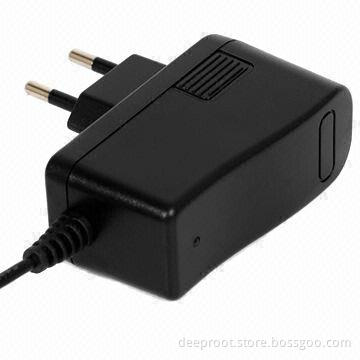 Switching Power Supply, 12V DC/1A, 15W, Europe Plug, Used for CCTV Camera, Over-ride Protection